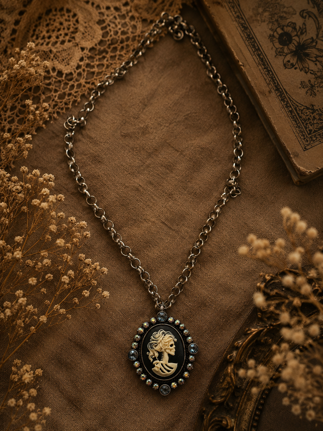 Callar Catrina Bronce y alpaca