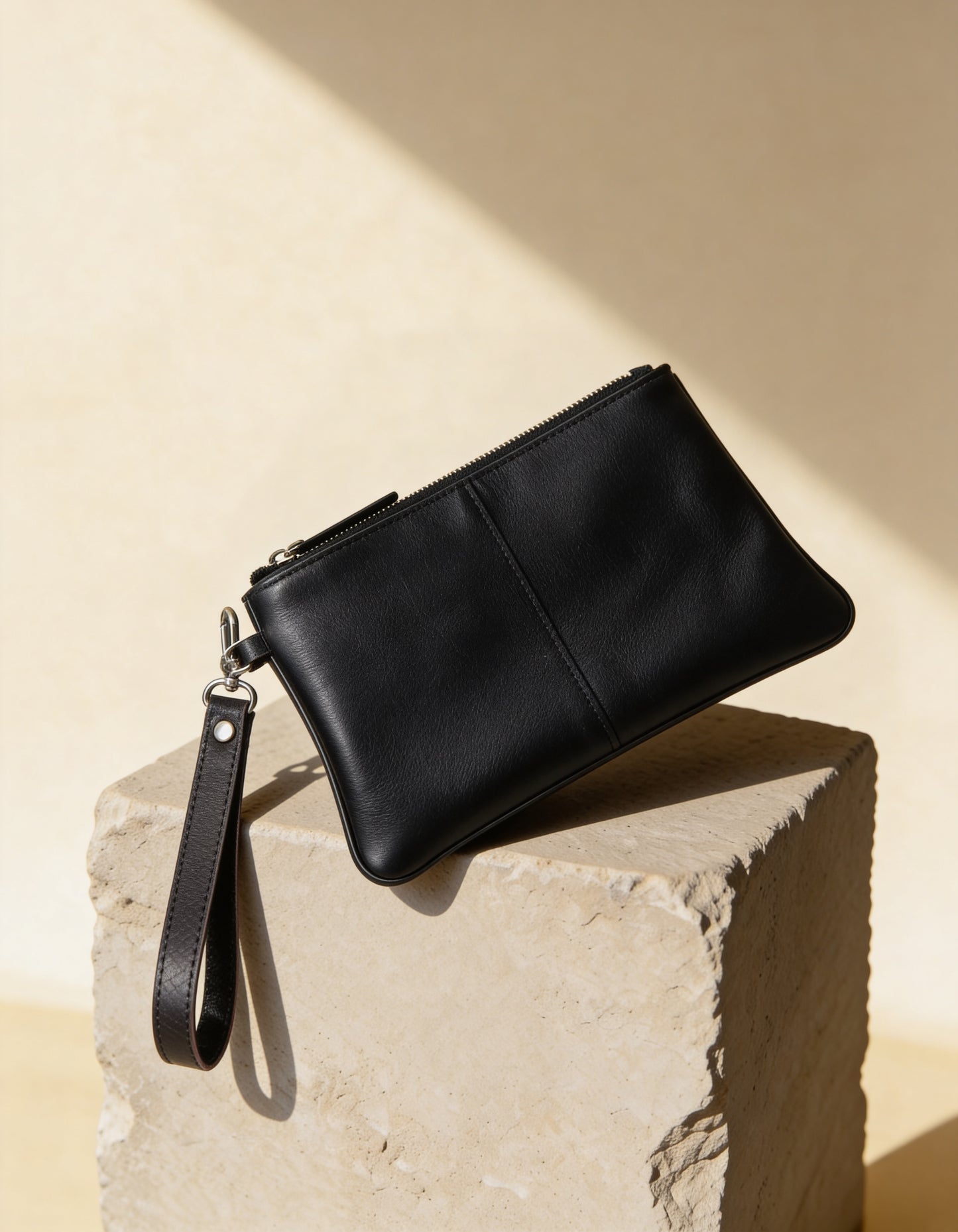 CLUTCH CUERO DE PELO