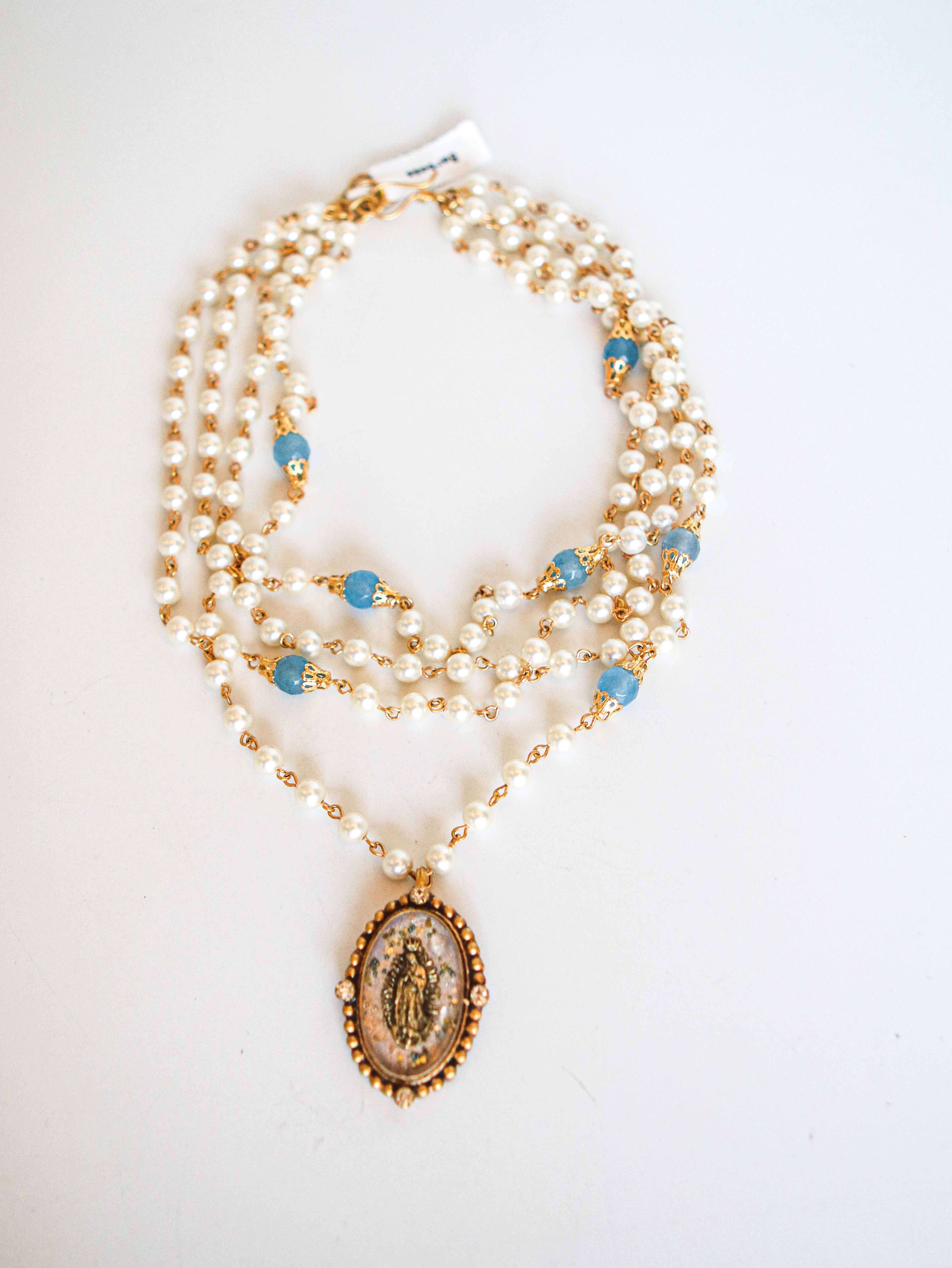 Collar virgen de Guadalupe