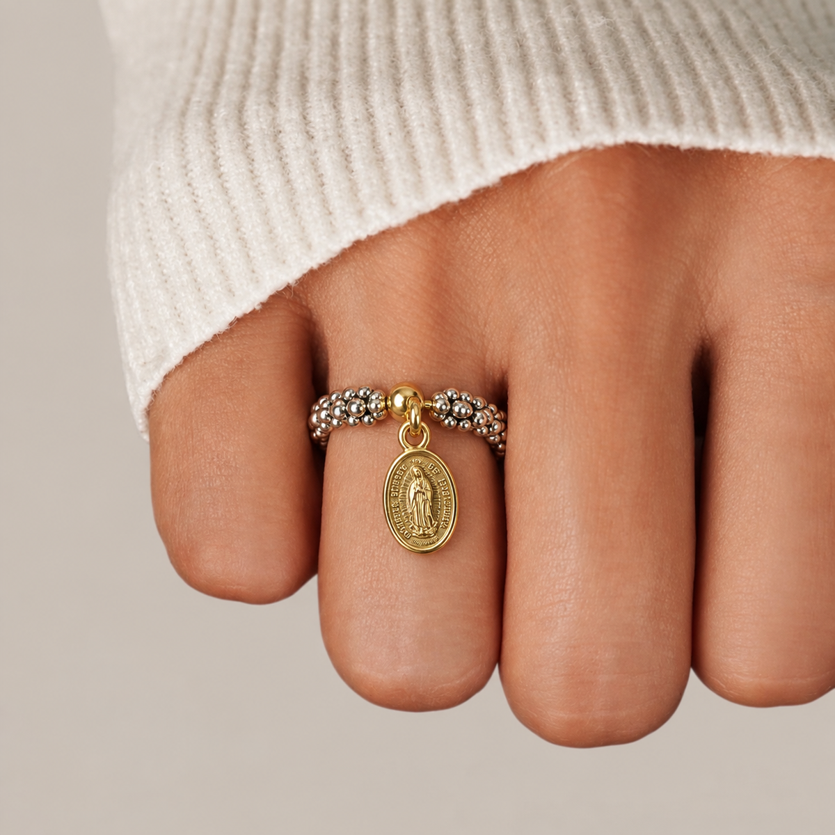 Anillo elasticado Virgen