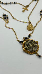 Collar de tres cadenas