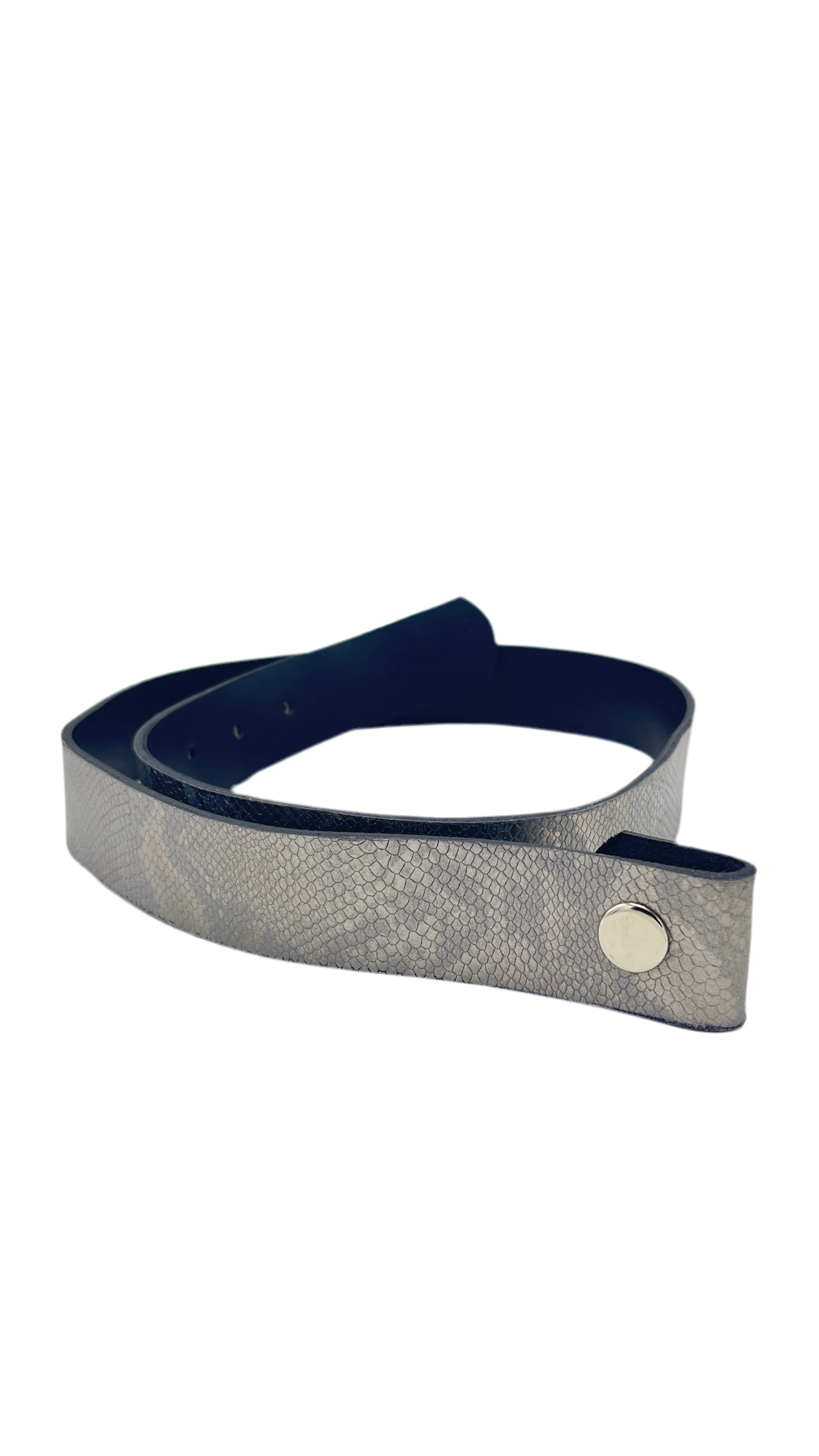 Cinto plata con matices talla S/M