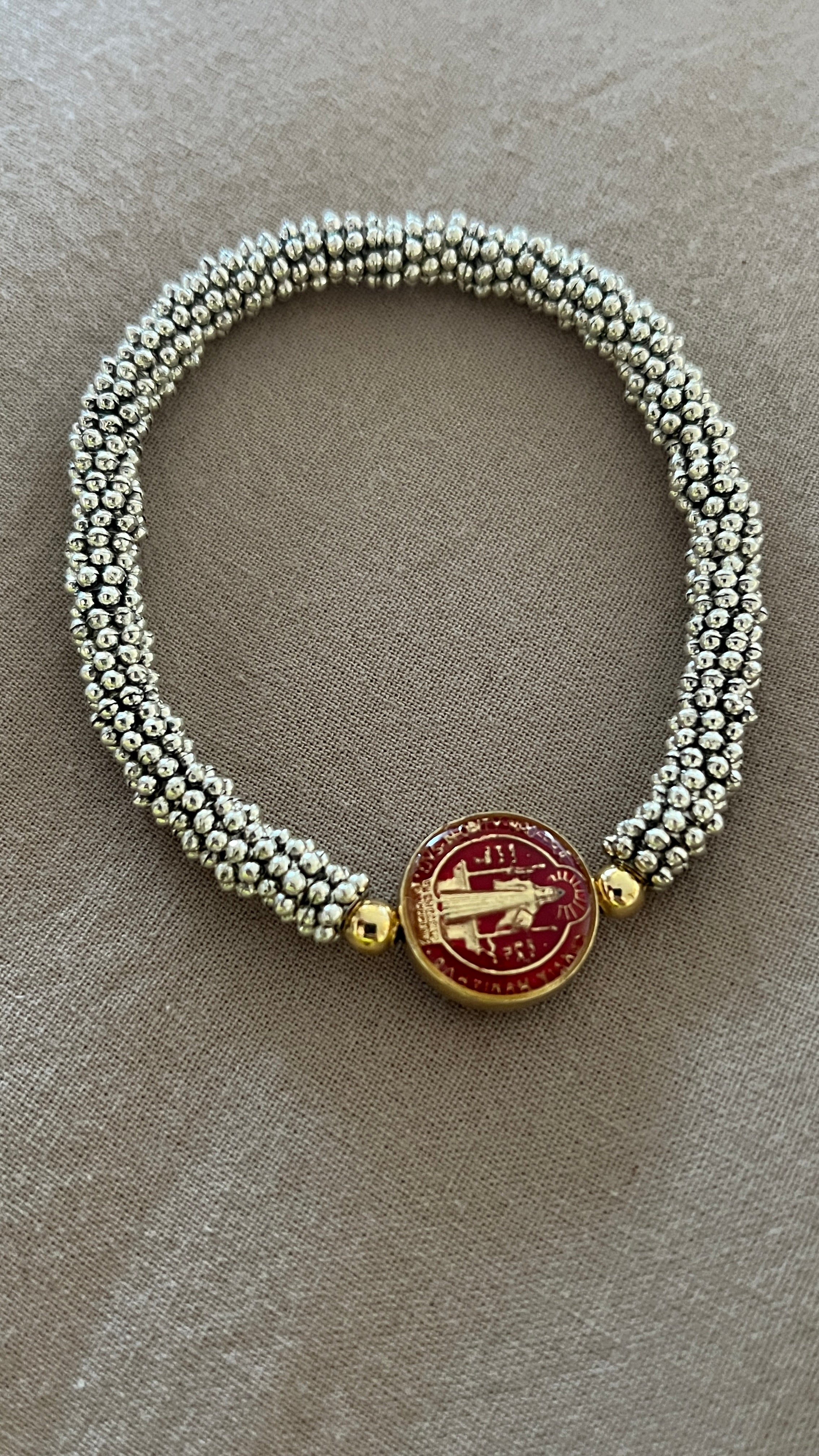 Pulsera San Benito roja