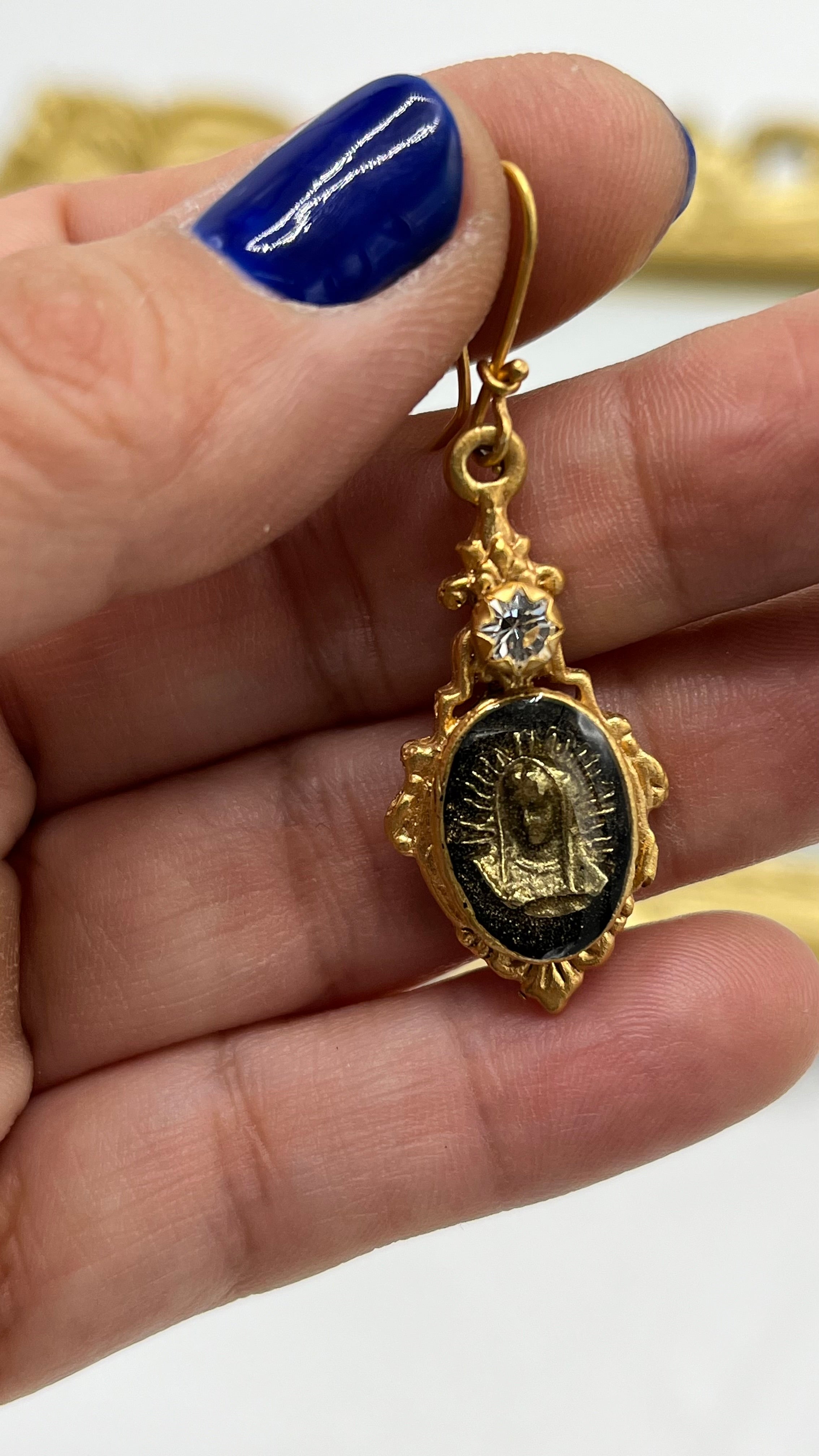 Aros virgen y cristal