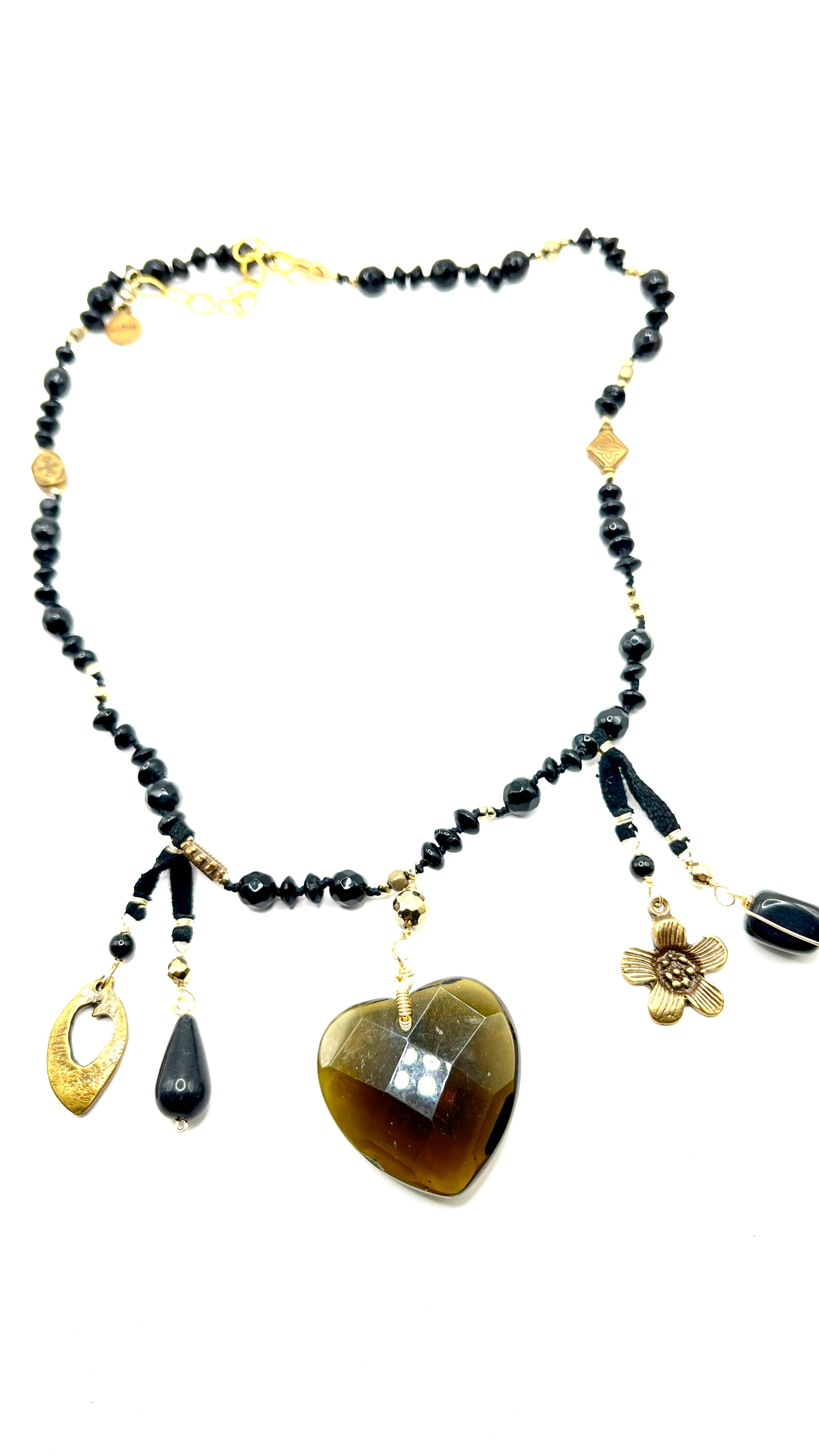 Collar corazón cristal