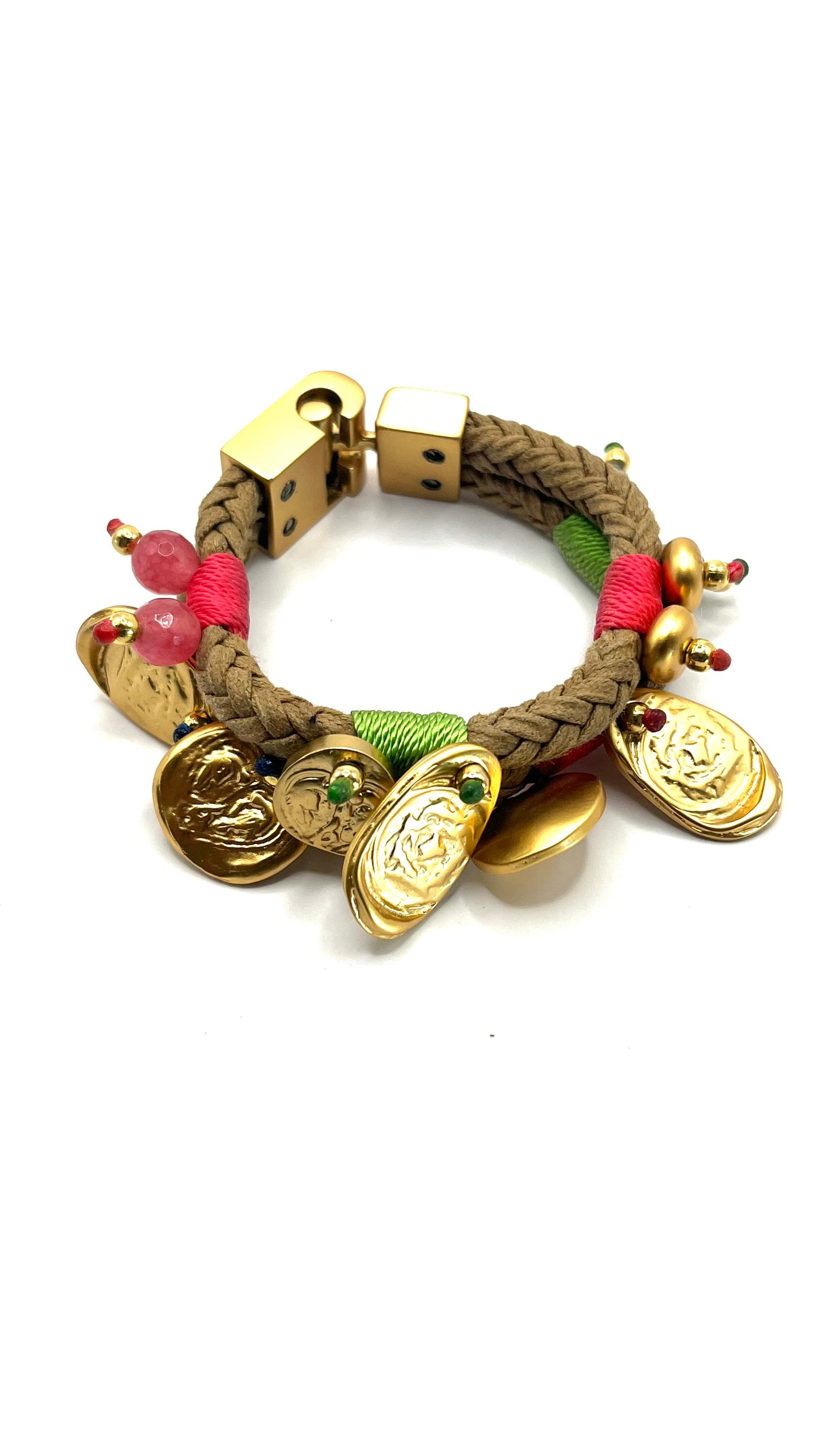 PULSERA DE DIJES ZAMAK 24K