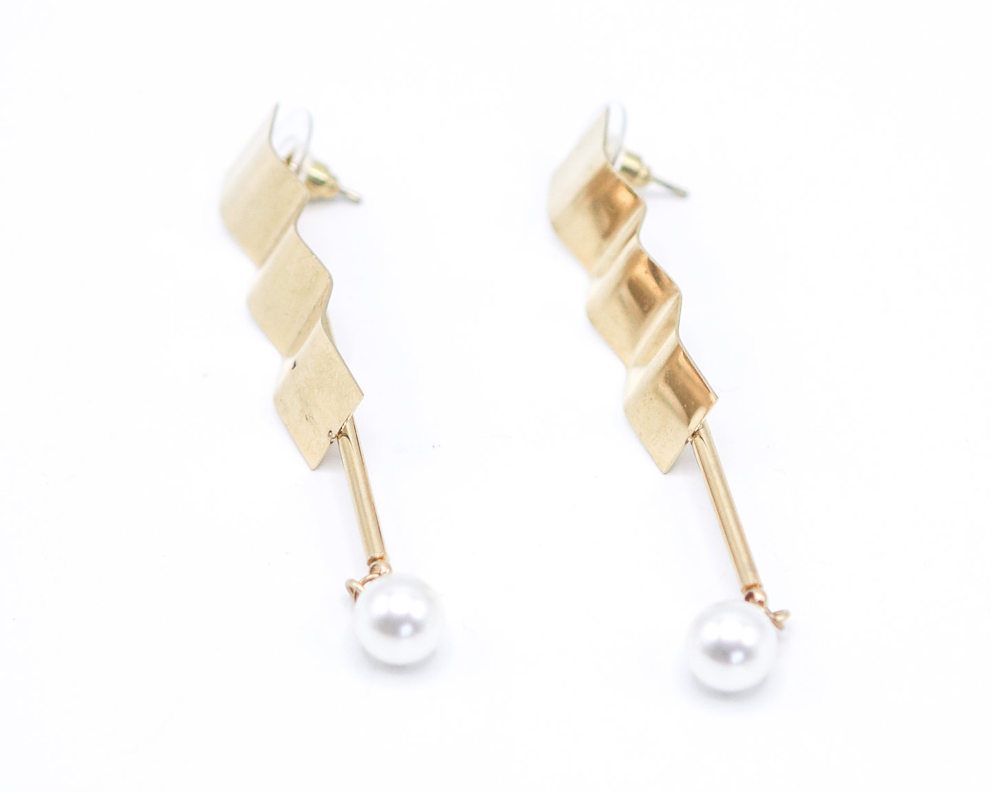 Aros Irregular Perla