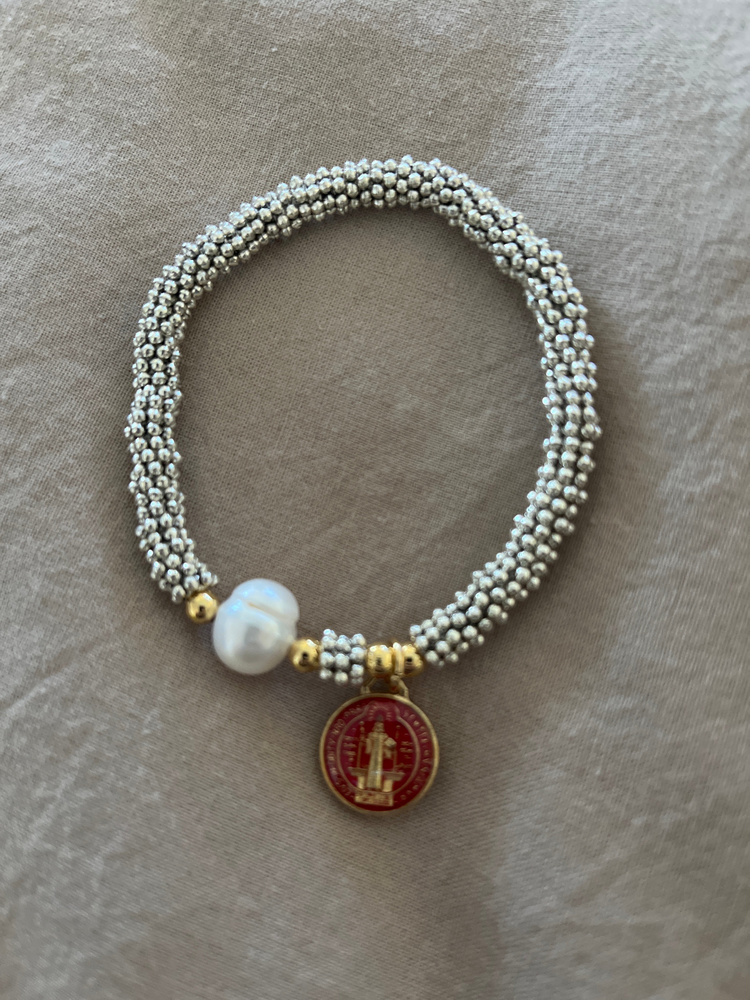 Pulsera San Benito roja