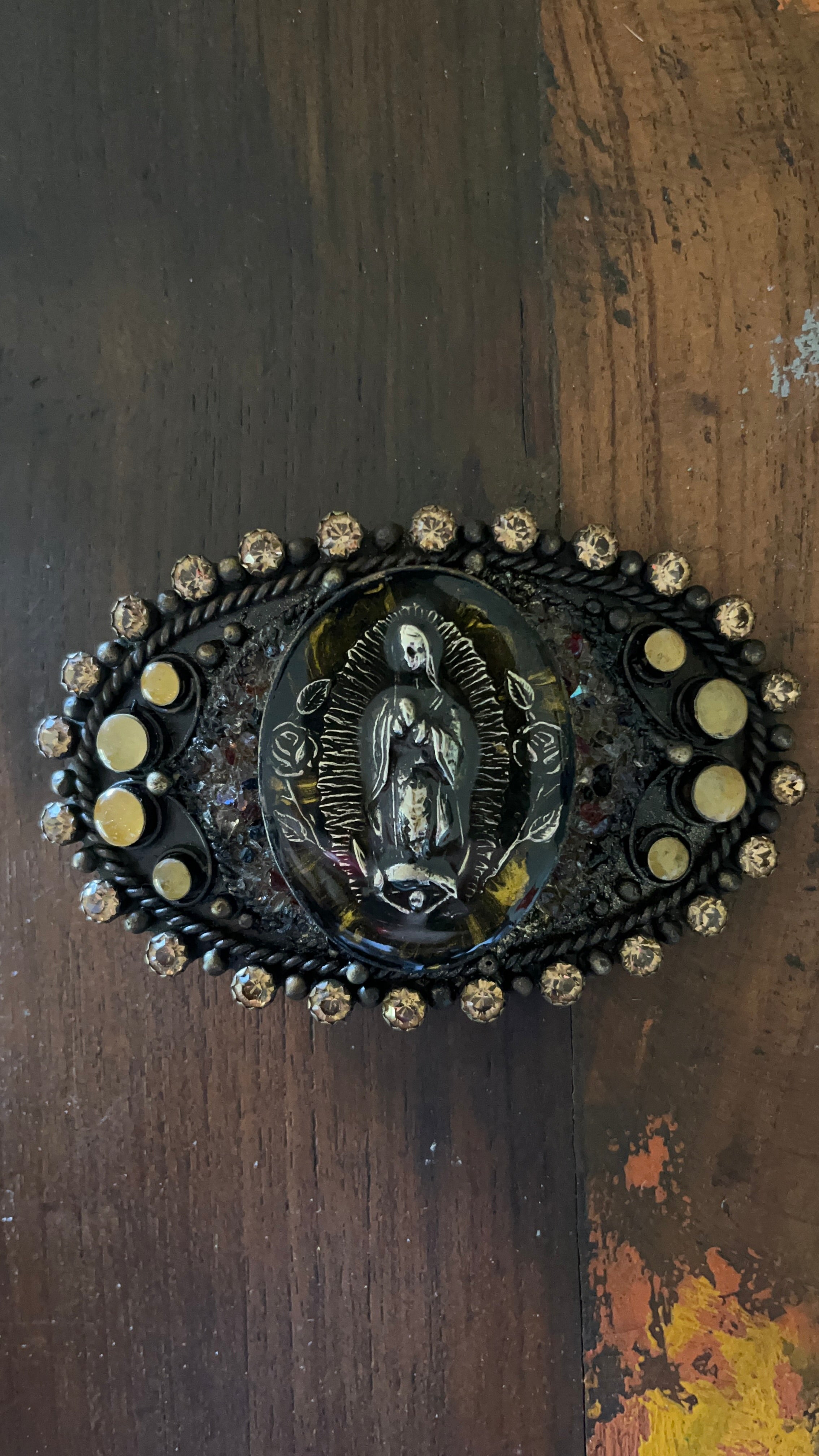 Hebilla virgen de Guadalupe