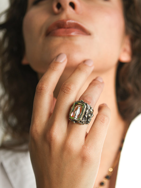 ANILLO TORNASOL VIRGEN