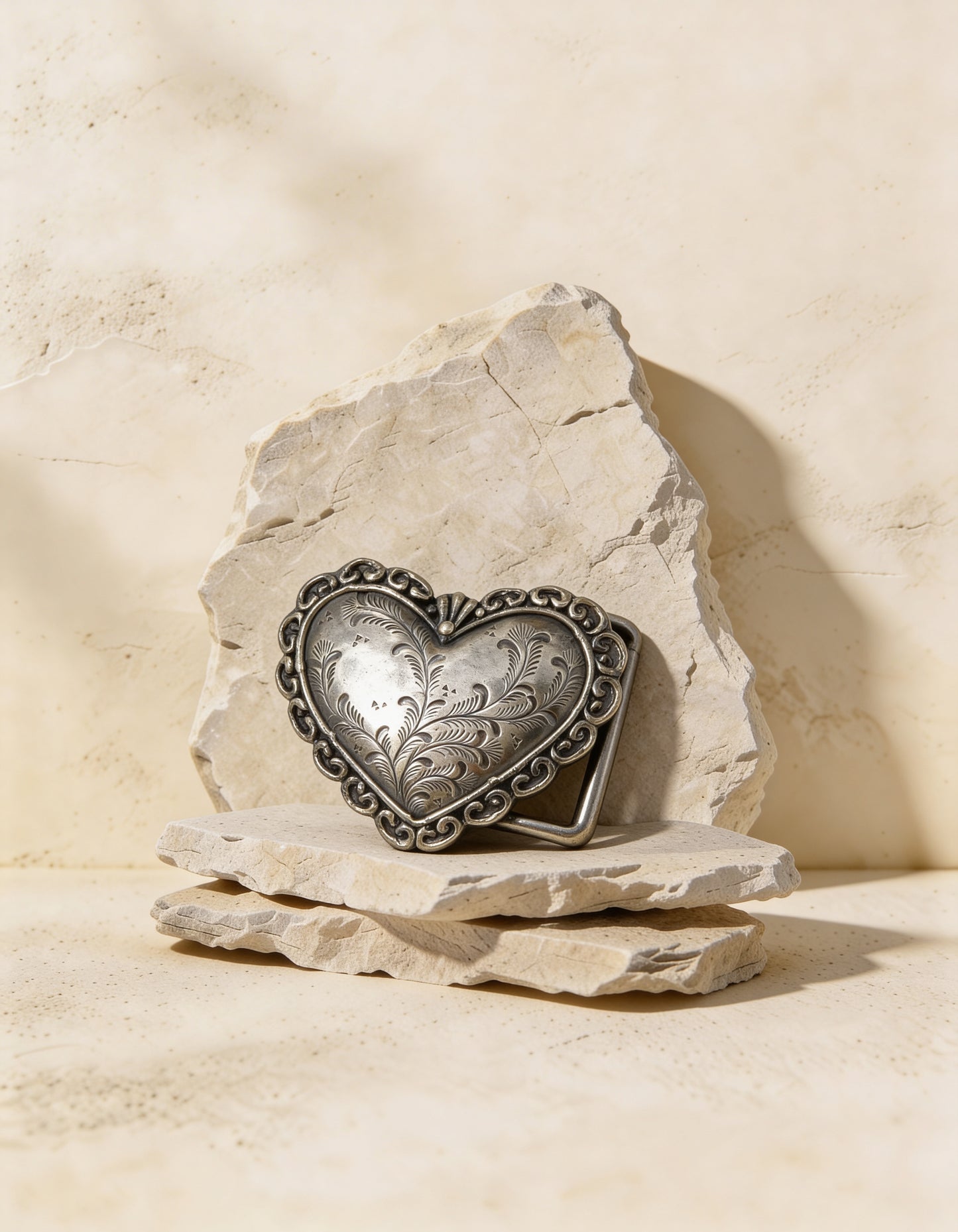 HEBILLA CORAZÓN CALADO