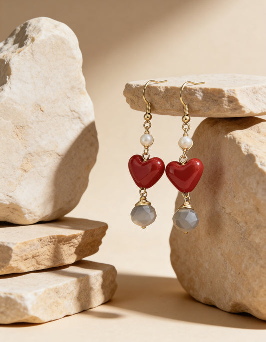 AROS CORAZÓN Y CUARZO