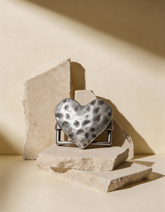 HEBILLA CINTURÓN ALABAMA PLATA