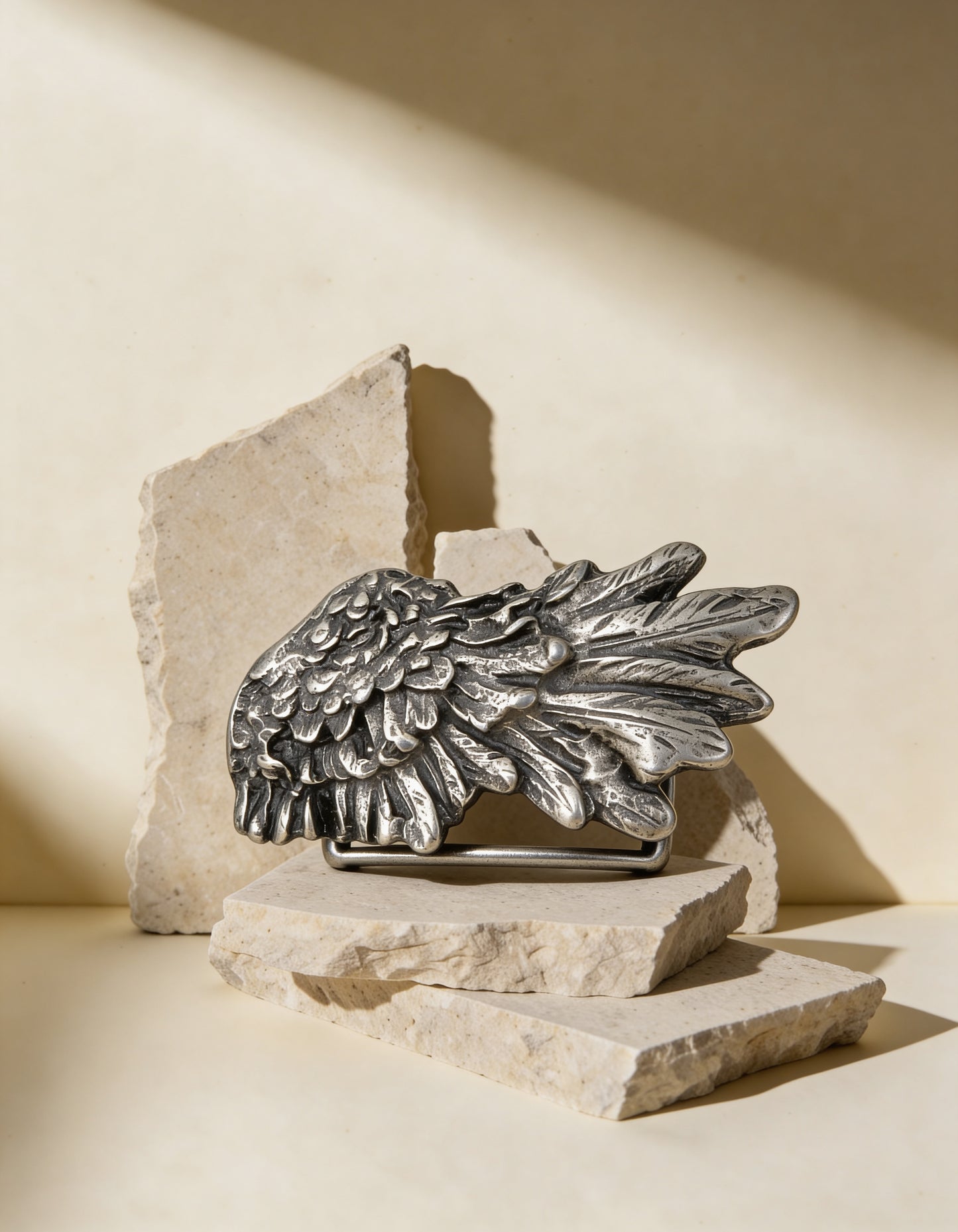 HEBILLA CALIFORNIA PLATA VIEJA