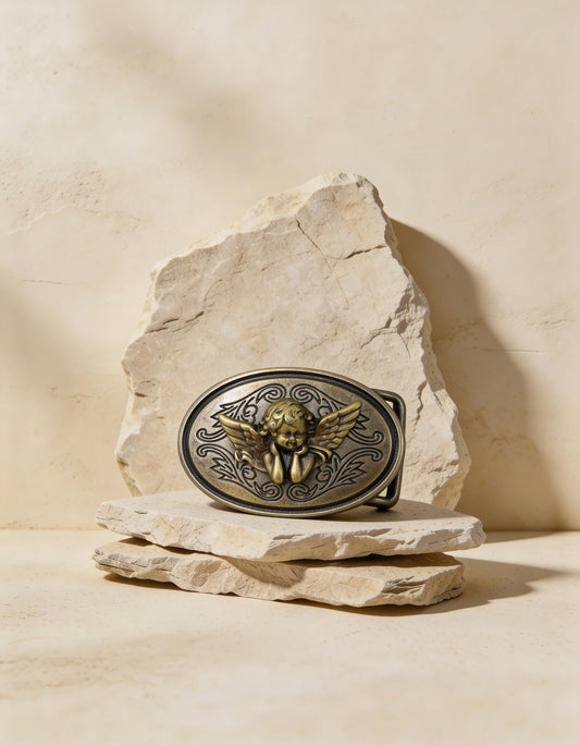 HEBILLA ANGELES BRONCE