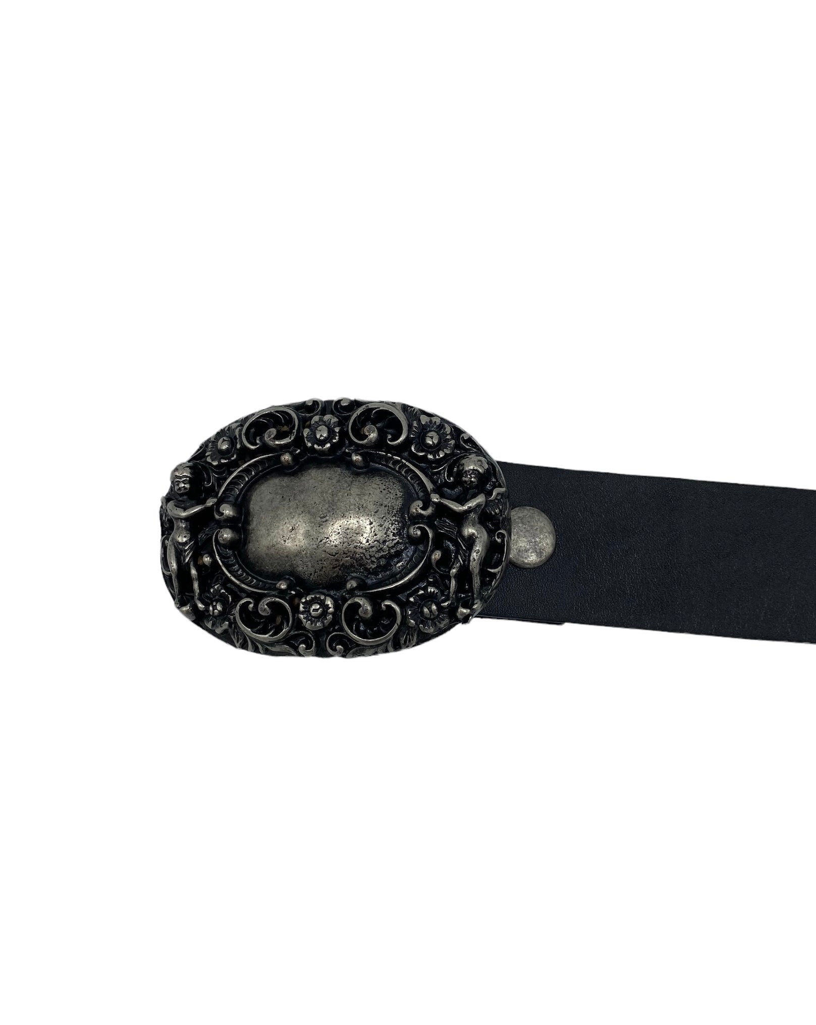 Hebilla  Venecia plata antigua